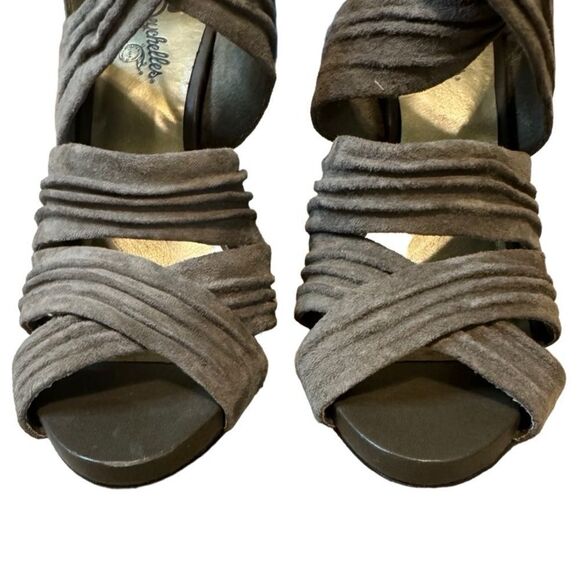 Anthropologie Seychelles Suede Strappy Open Toe Sandals - Picture 5 of 12